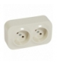 FORIX IP20 GNIAZDO 2X2P 16 A - 250 V KREMOWE Legrand 782442