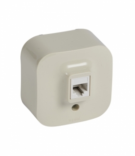 FORIX IP20 GNIAZDO 1XRJ11 KREMOWE Legrand 782444