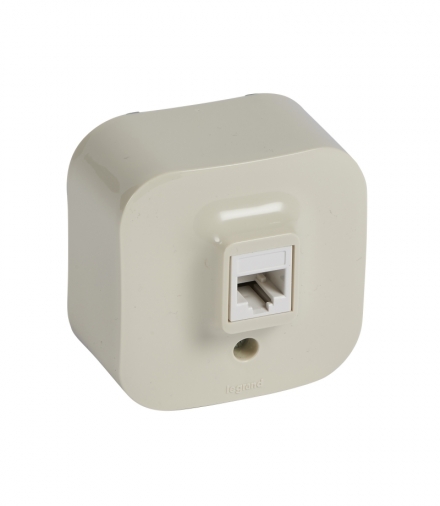 FORIX IP20 GNIAZDO 1XRJ11 KREMOWE Legrand 782444