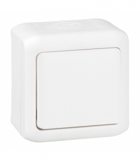 FORIX IP44 PRZYCISK JEDNOBIEGUNOWY 6 A BIAŁY Legrand 782364