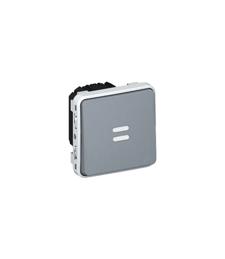 PLEXO IP55 Łącznik czasowy podświetlany SZARY 230V Legrand 069504