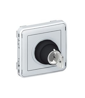 PLEXO IP55 Łącznik z kluczem 3 pozycje SZARY 3A-250V Legrand 069535