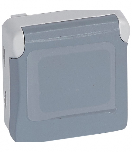 PLEXO IP55 GNIAZDO 2P+Z ANGIELSKIE Legrand 069585