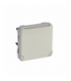 PLEXO IP55 Gniazdo pojedyncze 2P+Z z przesłoną styków BIAŁE/ ECRU 16A-250V Legrand 069622