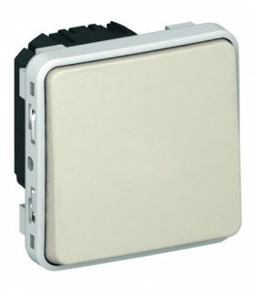 PLEXO IP55 Przycisk przełączny BIAŁY/ ECRU 10A-250V Legrand 069631
