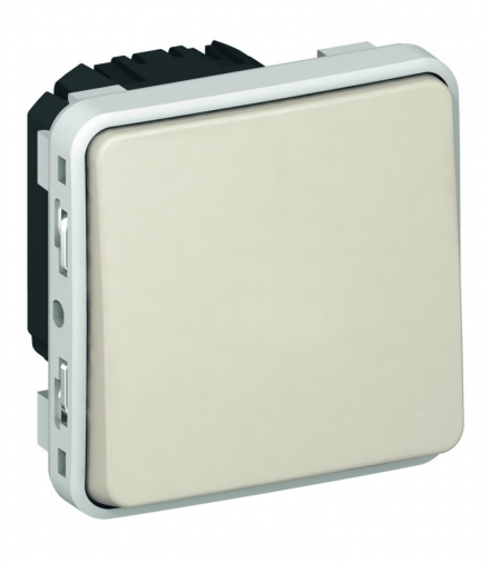 PLEXO IP55 Przycisk przełączny BIAŁY/ ECRU 10A-250V Legrand 069631