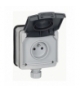 PLEXO IP66 Gniazdo 2P+Z z klapką 16 A - 250 V - komplet natynkowy Legrand 090466