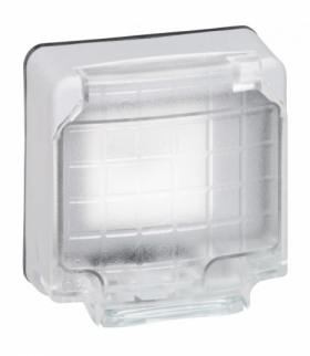 PLEXO IP66 Adapter Mosaic z klapką szerokość 2M - mechanizm bez puszki Legrand 090490