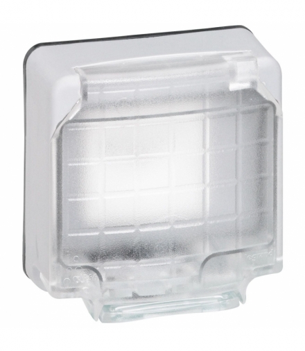 PLEXO IP66 Adapter Mosaic z klapką szerokość 2M - mechanizm bez puszki Legrand 090490
