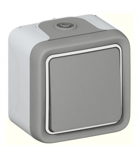 PLEXO IP55 Łącznik schodowy SZARY komplet 10AX-250V Legrand 069711