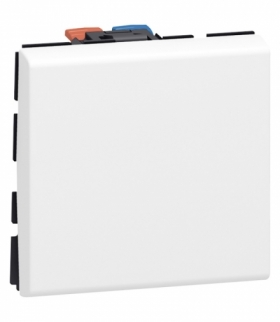 MOSAIC Łącznik jednobiegunowy 10 AX 250 V 2 modułowy Biały Legrand 077010
