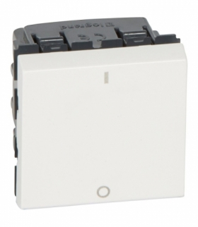 MOSAIC Łącznik dwubiegunowy 20 AX 250 V 2 modułowy Biały Legrand 077050