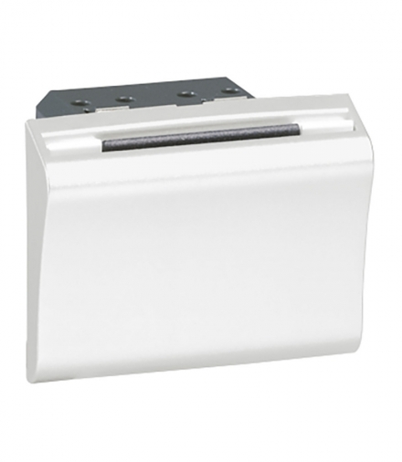 MOSAIC Łącznik hotelowy automatyczny na kartę formatu ISO Biały Legrand 078445