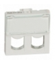 MOSAIC Adapter do złaczy podwójnych Sytimax 2 modułowy Biały Legrand 078603