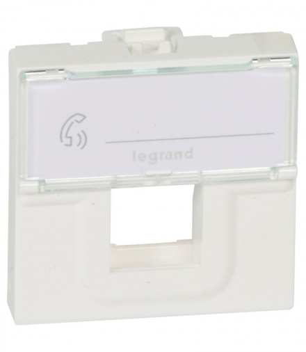MOSAIC Adapter do złaczy pojedynczych Keystone 2 modułowe Biały Legrand 078604