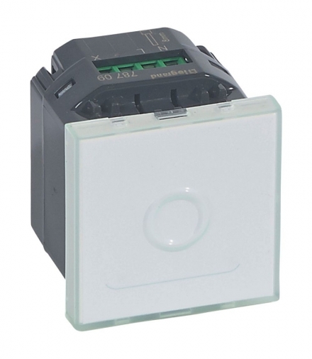 MOSAIC Łącznik dotykowy z zaciskiem neutralnym 1000 W Biały antybakteryjny Legrand 078709