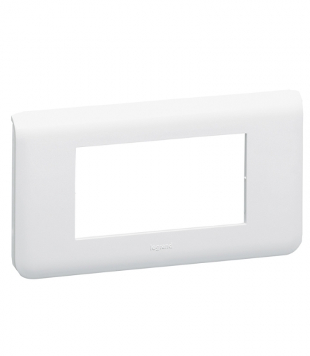MOSAIC Ramka 4 modułowa pozioma Biały Legrand 078814