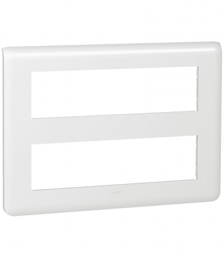 MOSAIC Ramka 2 x 8 modułowa pozioma Biały Legrand 078837