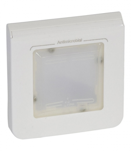 MOSAIC Ramka 2 modułowa IP44 Biały antybakteryjny Legrand 078880