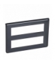 MOSAIC Ramka 2 x 8 modułowa pozioma Antracyt Legrand 079077