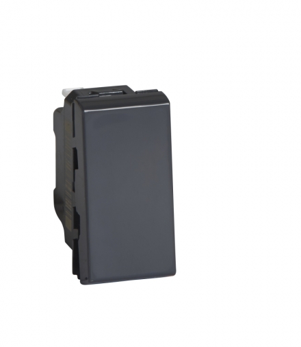 MOSAIC Przycisk jednobiegunowy 6 A 250 V 1 modułowy Antracyt Legrand 079130