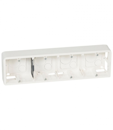 MOSAIC Puszka natynkowa dla 10 lub 4 x 2 modułów pozioma o głębokości 40 mm Legrand 080284