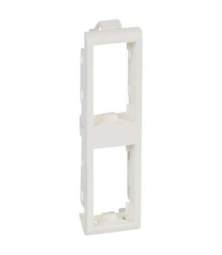 MOSAIC Uchwyt montażowy wąski 2 x 1 moduły pionowy Biały Legrand 080292