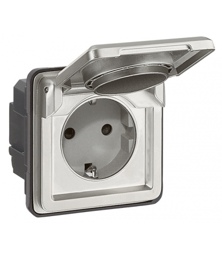 Soliroc Gniazdo 2P+Z SCHUKO z klapką 16 A - 250 V Legrand 077835