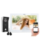 Wideodomofon EURA VDP-99C5 Biały, Monitor 10 z WIFI, otwieranie 2 wejść, czytnik zbliżeniowy