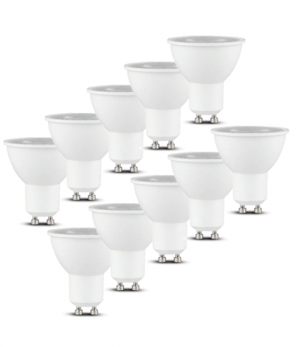 Żarówka LED V-TAC SAMSUNG CHIP 5W GU10 38st (Opak. 12szt) VT-275 3000K 380lm 5 Lat Gwarancji
