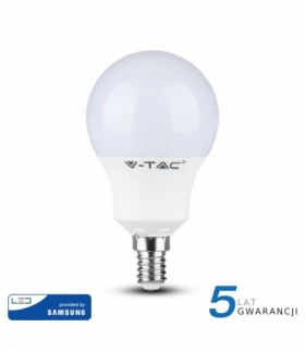 Żarówka LED E14 9W A60, Chip SAMSUNG, Neutralna, Barwa:4000K, Trzonek:E14 V-TAC 115