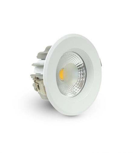 Oprawa 10W LED V-TAC COB Downlight Okrągły 120lm/W VT-26101 6000K 1200lm