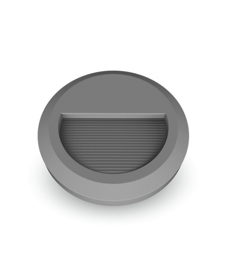 Oprawa Schodowa LED VT-1142 230V okrągła szara barwa ciepła IP65