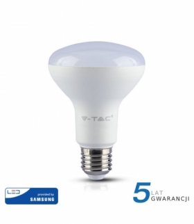 Żarówka LED E27 10W R80, Chip SAMSUNG, Zimna, Barwa:6400K, Trzonek:E27 V-TAC 137