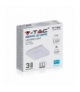 Plafon Natynkowy Kwadrat V-TAC 15W LED SAMSUNG CHIP IP44 100lm/W VT-8033 6400K 1500lm 3 Lata Gwarancji