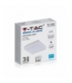 Plafon Natynkowy Kwadrat V-TAC 25W LED SAMSUNG CHIP IP44 100lm/W VT-8066 3000K 2500lm 3 Lata Gwarancji