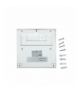 Oprawa Ścienna Elewacyjna 3W LED V-TAC Biały Kwadrat 230V IP65 VT-1172 4000K 210lm