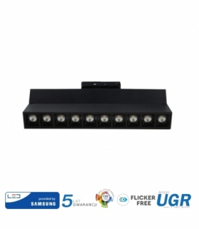 Oprawa LED V-TAC 25W Track Light SAMSUNG CHIP CRI90+ Czarna VT-431 4000K 2000lm 5 Lat Gwarancji