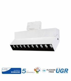 Oprawa LED V-TAC 25W Track Light SAMSUNG CHIP CRI90+ Biała VT-431 4000K 2000lm 5 Lat Gwarancji