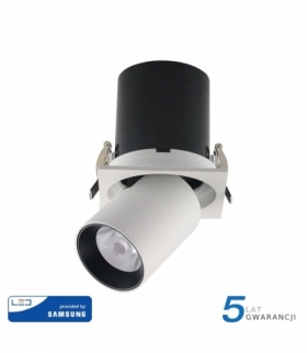 Oprawa Downlight V-TAC SAMSUNG CHIP 18W CRI90+ 24st VT-419 4000K 1450lm 5 Lat Gwarancji