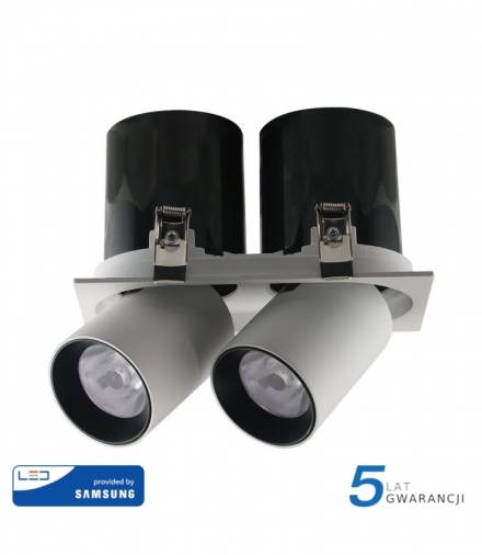 Oprawa Downlight V-TAC SAMSUNG CHIP 36W CRI90+ 24st VT-436 4000K 2900lm 5 Lat Gwarancji