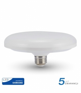 Żarówka LED E27 24W F200 UFO, Chip SAMSUNG, Ciepła, Barwa:3000K, Trzonek:E27 V-TAC 216