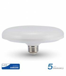 Żarówka LED E27 36W F250 UFO, Chip SAMSUNG, Ciepła, Barwa:3000K, Trzonek:E27 V-TAC 219