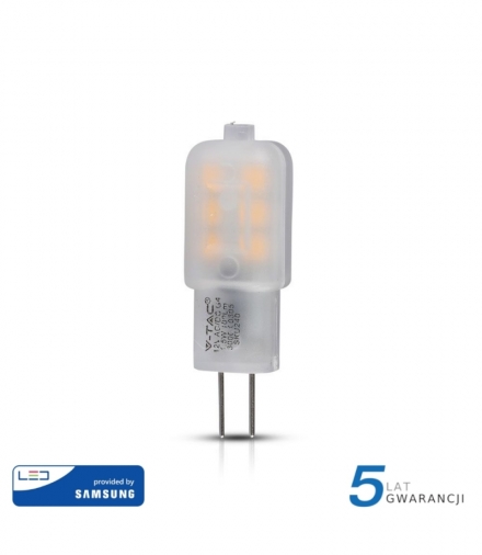 Żarówka LED G4 1.5W, Chip SAMSUNG, Ciepła, Barwa:3000K, Trzonek:G4 V-TAC 240
