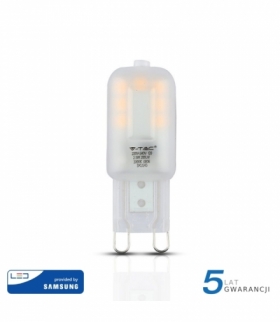 Żarówka LED G9 2.5W, Chip SAMSUNG, Ciepła, Barwa:3000K, Trzonek:G9 V-TAC 243