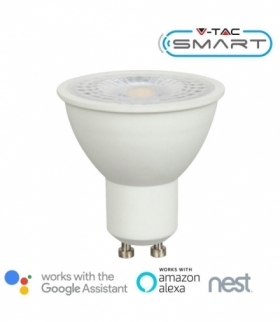 Żarówka LED GU10 4.5W Kompatybilna z Amazon Alexa i Google Home, Barwa: WW-CW, Trzonek:GU10 V-TAC 2750