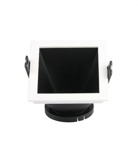 Oprawa Oczko V-TAC GU10 Wpuszczana Biały/Czarny Kwadrat VT-875 3 Lata Gwarancji