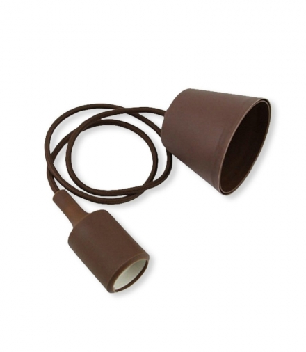 Oprawa Wisząca Silikonowa V-TAC E27 Brązowa VT-7228 5 Lat Gwarancji