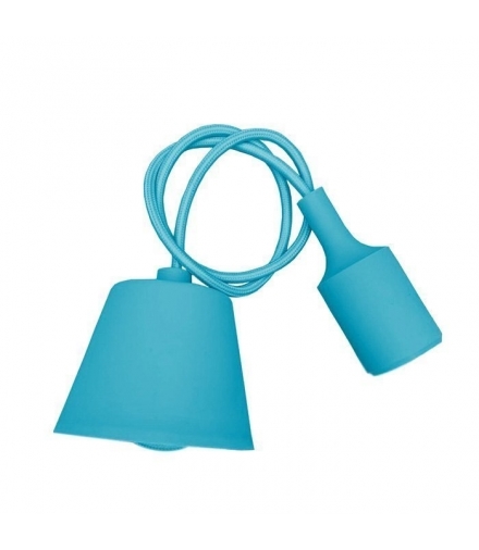 Oprawa Wisząca Silikonowa V-TAC E27 Jasno Niebieska VT-7228 5 Lat Gwarancji