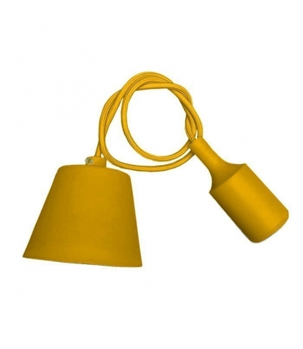 Oprawa Wisząca Silikonowa V-TAC E27 Żółta VT-7228 5 Lat Gwarancji